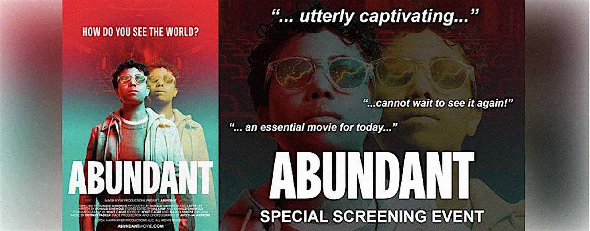 Movie Screening Of The Movie Abundant