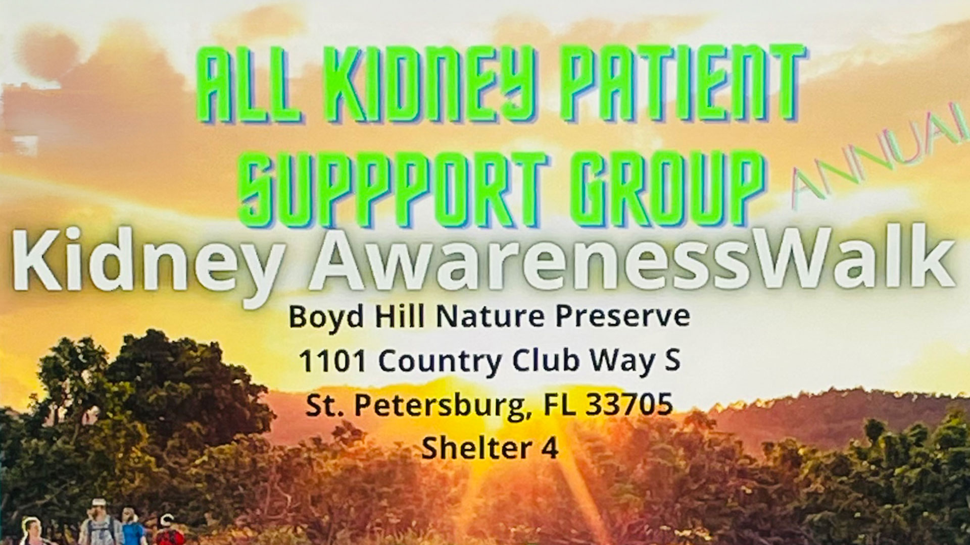 Annual Kidney Awareness Walk